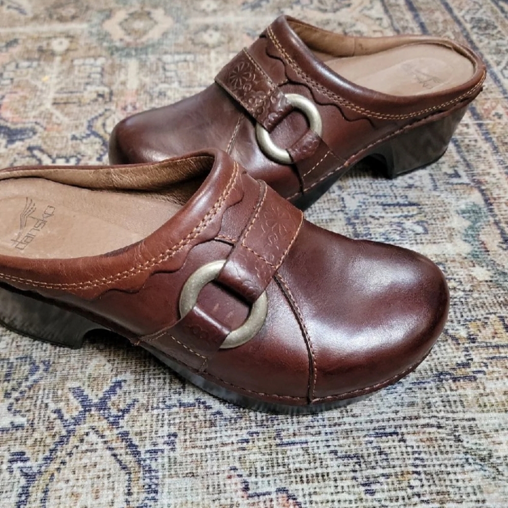 Dansko Clog mules brown size 39